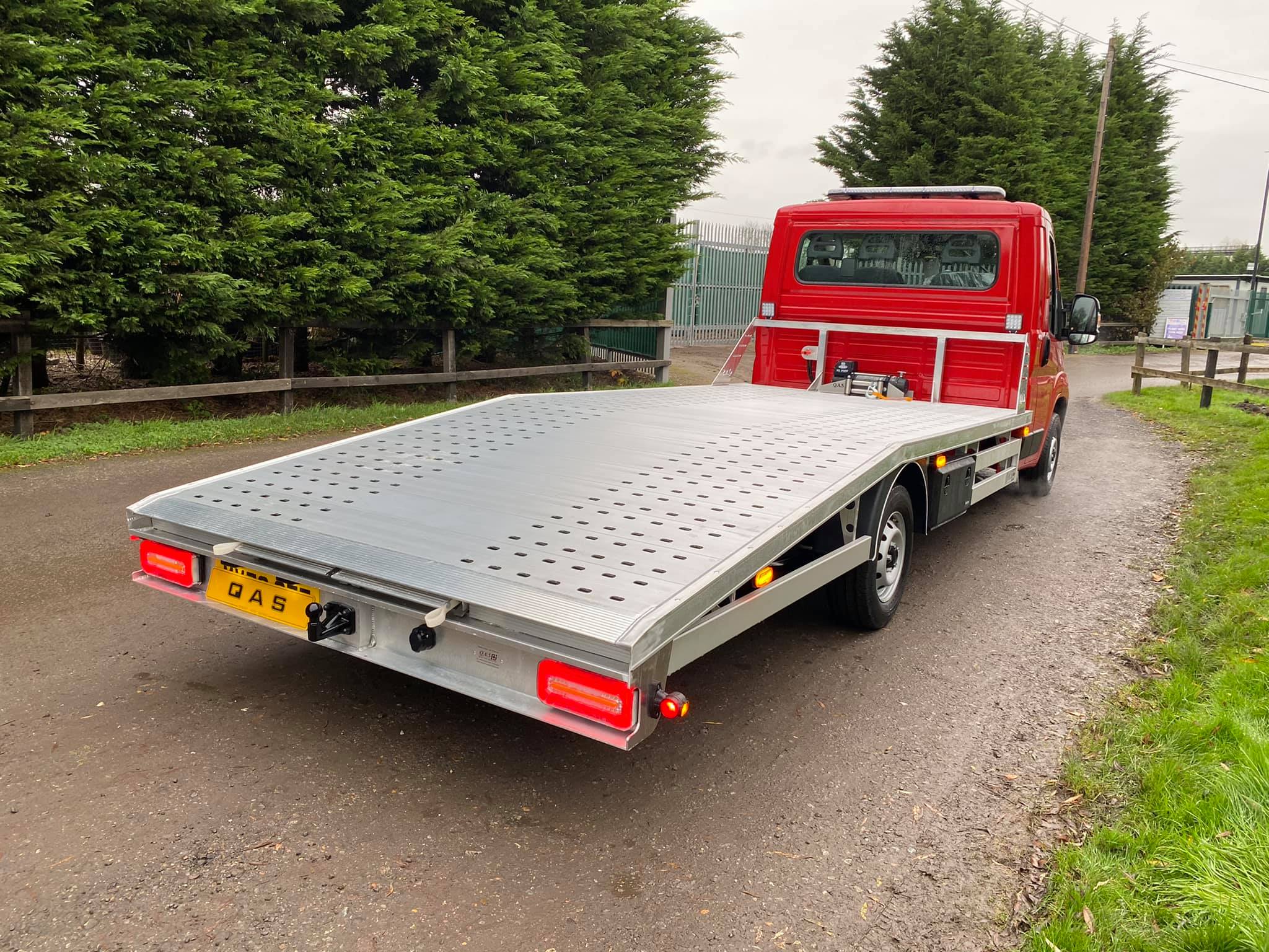 QAS Beavertail recovery truck body